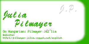 julia pilmayer business card